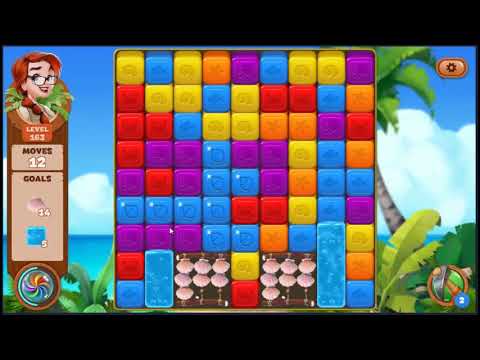 Lost Island Blast Adventure Level 163 - NO BOOSTERS 🏝️ | SKILLGAMING ✔️