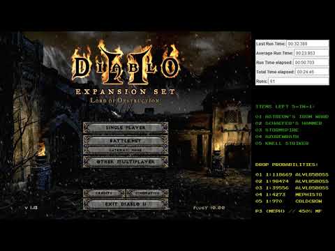 Diablo 2 - Griswold's Redemption (Caduceus) Drop - Holy Grail (Single Player / Plugy)
