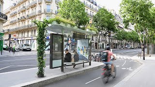 Un parcours de mobiliers urbains végétalisés pour favoriser la biodiversité en ville | JCDecaux