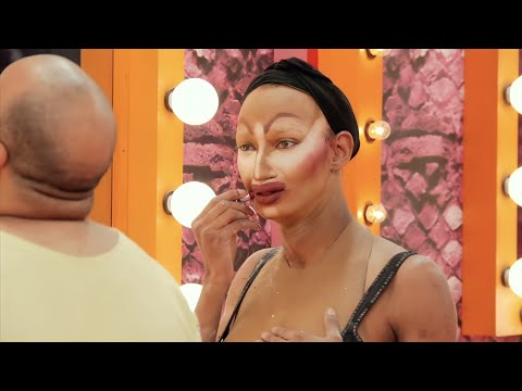 Angeria winning the Super Tease acting challenge for one minute straight
