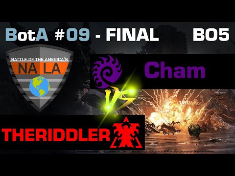 StarCraft 2 - Cham vs THERIDDLER (ZvT) BO5 - FINAL - Battle of the Americas #09 [PT-BR]