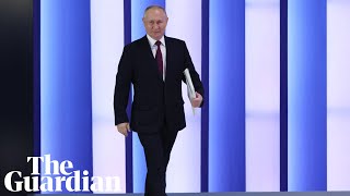 Putin blames Ukraine war on west in near two-hour 