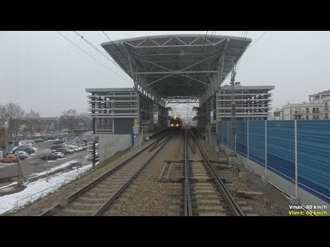 4K Cabview EN71-026 Kalwaria Zebrzydowska Lanckorona - Kraków Główny + sound - 16.02.2018