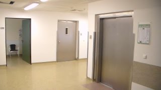 preview picture of video '1981 original elevators at Wilhelmsburg hospital Groß-Sand Hamburg, Germany'