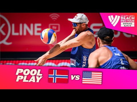 Mol, A./Sørum, C. vs. Partain/Benesh - Pool Play Highlights | Gstaad 2024 #BeachProTour