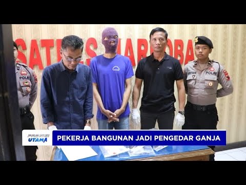 PEKERJA BANGUNAN JADI PENGEDAR GANJA