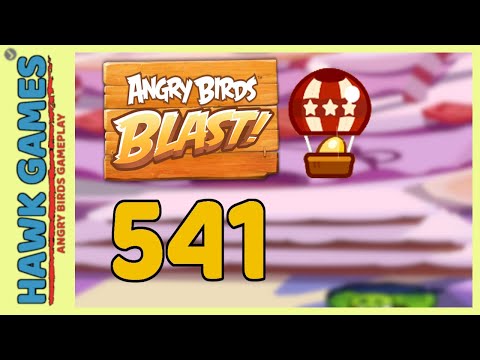 Angry Birds Blast Level 541 - 3 Stars Walkthrough, No Boosters