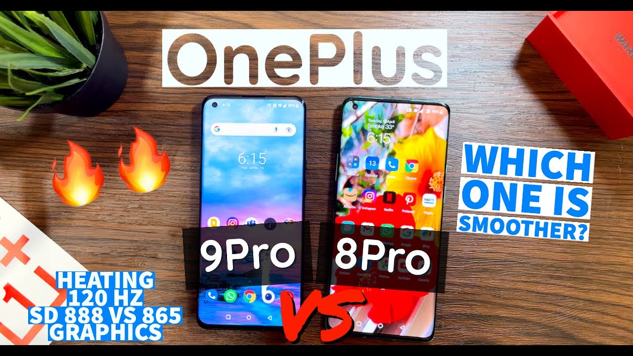 OnePlus 8 Pro vs OnePlus 9 Pro | Gaming Comparison | Which one is smoother at Gaming ? 🔥🔥