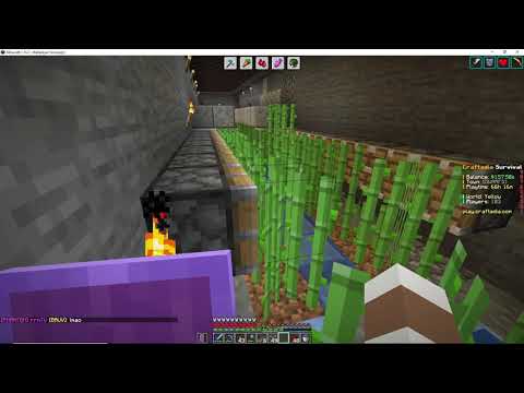 Minecraft Craftadia Episode 13 The Auto Sugarcane Farm