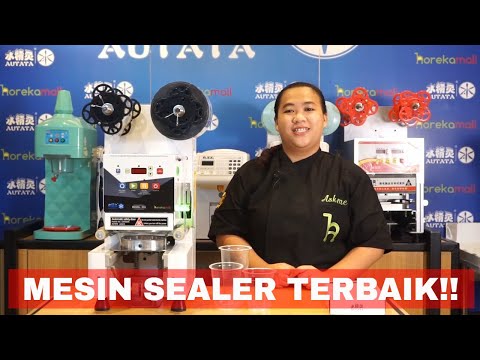 Full Automatic Cup Sealer - Mesin Penyegel Gelas 120 Watt - AUTATA ATT-95S WHITE PANDA on Youtube