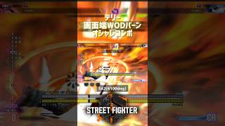 【SF6】テリー 画面端WODバーンオシャレコンボ！