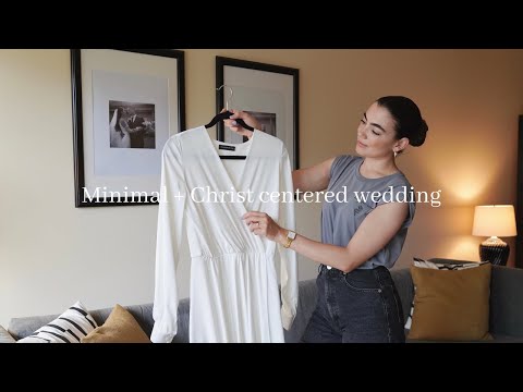How I Planned My Wedding In Six weeks | Minimal Christ Centered Wedding