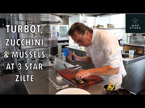 AMAZING 3 Michelin star TURBOT with ZUCCHINI & MUSSELS at Zilte (Antwerp) by Chef Viki Geunes