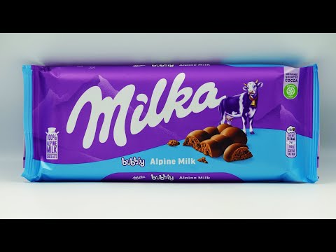Milka Bubbly Alpine Milk Unboxing | Aesthetic | Very Funny