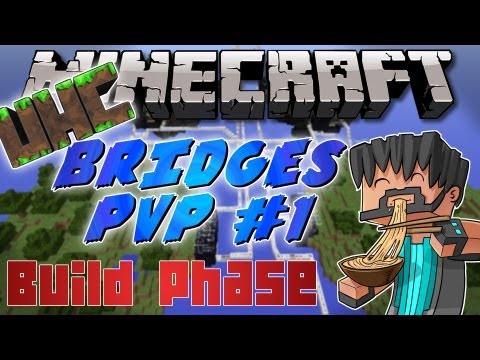 Thinknoodles - Minecraft Mini-Game : UHC Bridges PVP - Game 1 - Build Phase