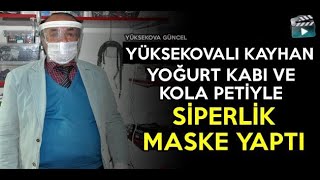 Yüksekovalı Kayhan, Yoğurt Kabı Ve Pet Şişeden Siperlik Yaptı