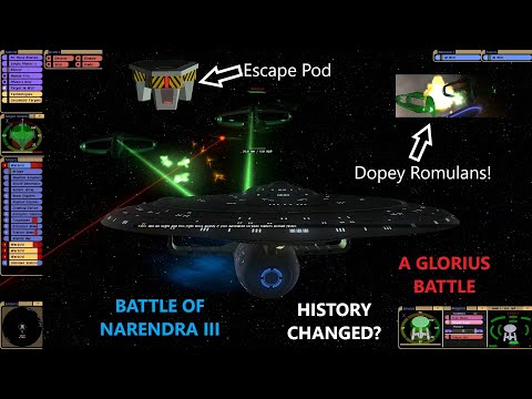 Battle of Narendra 3 | Enterprise C | History Changed? 4 Romulan Warbirds | Star Trek Bridge Command