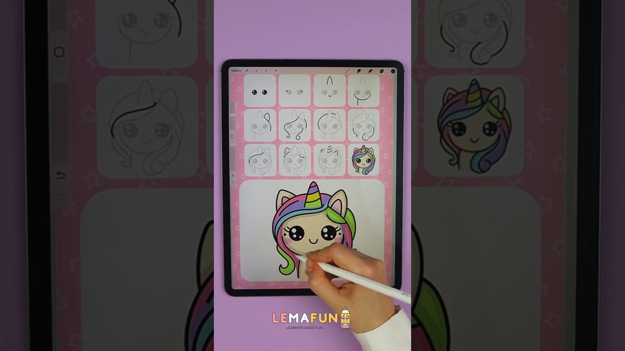 #drawing #cute #unicorn #stepbystepdrawing