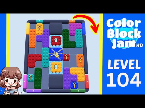 Color Block Jam Level 104 Solution Walkthrough