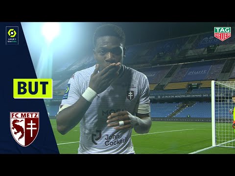 But Aaron LEYA ISEKA (50' pen - FC METZ) MONTPELLIER HÉRAULT SC - FC METZ (0-2) 20/21