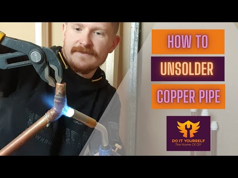 How To DESOLDER Copper Pipe and RESOLDER Copper Fittings