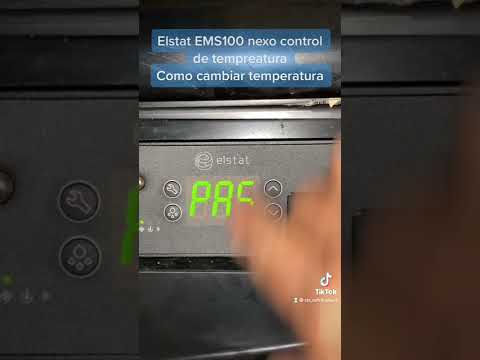 How to regulate the temperature of an ELSTA EMS100 nexo Coke or Pepsi