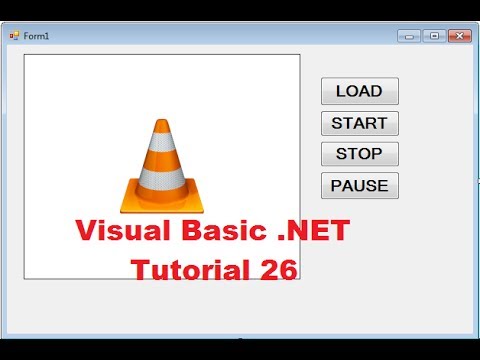 Visual Basic NET Tutorial 26 How to embed VLC Media Player into VB NET Windows Forms App