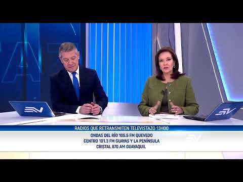 #ENVIVO🔴 | NOTICIERO ECUADOR TELEVISTAZO 1PM | 18 Febrero 2026