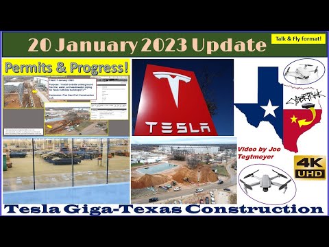 Inside views, Entrance Changes & New Permit! 20 January 2023 Giga Texas Construction Update(07:45AM)