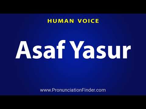 How To Pronounce Asaf Yasur
