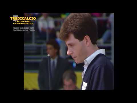 COLOMBO vs TORREGIANI FINAL 11TH WORLD BILLIARDS CHAMPIONSHIP 1989 CHIASSO @TREDICALCIO