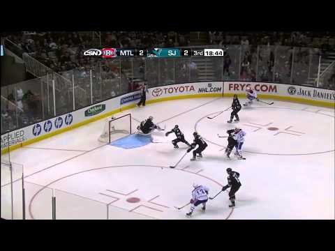 Montreal Canadiens Vs San Jose Sharks Highlights - 12/01/2011