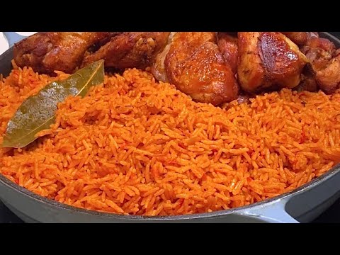 How I make My Perfect Jollof Rice 💯👌🏾& Chicken, Best Method Ever !