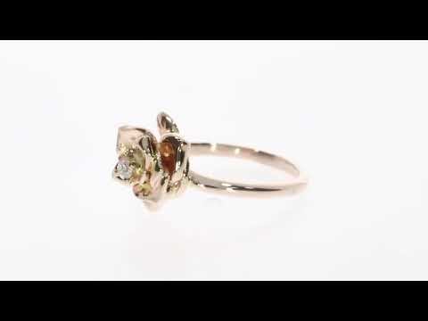 Diamond Designer Ring "Lily Flower" by YB Soul Jewelry Company 💎 RD00813-3