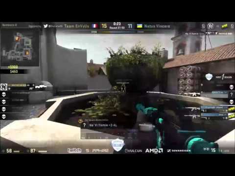 kennyS Amazing 4K With AWP w/ 1 vs 3 Clutch - EnVyUS vs Na'vi 13.08.15