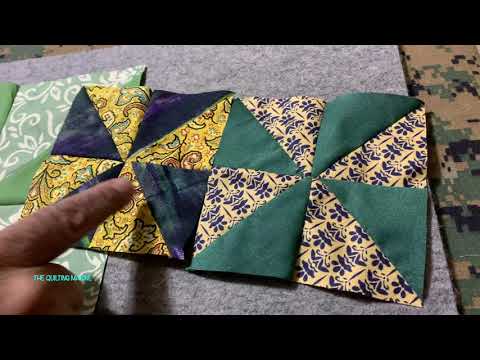 Pinwheel Party - Putting the blocks together