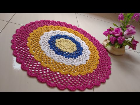 📍 Mandala Rug _ Make it using your leftover string 🤩