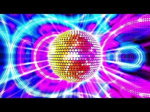 [4K] Mirror Ball Disco Lights Club Dance Party Glitter Background - 10 Hours VJ Loop Best Quality