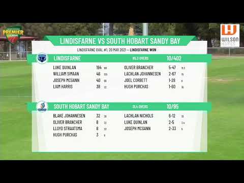 CTPL Premier League Boy's Under 17 Round SF - Lindisfarne v South Hobart Sandy Bay Day 2