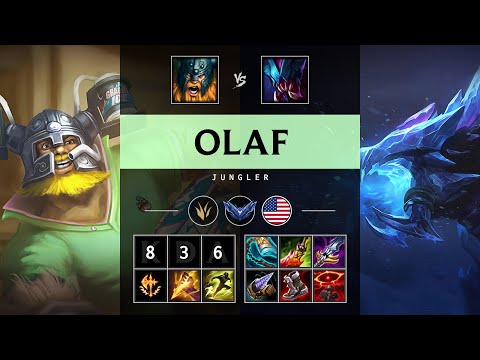 Olaf Jungle vs Rek'Sai - NA Diamond Patch 25.18