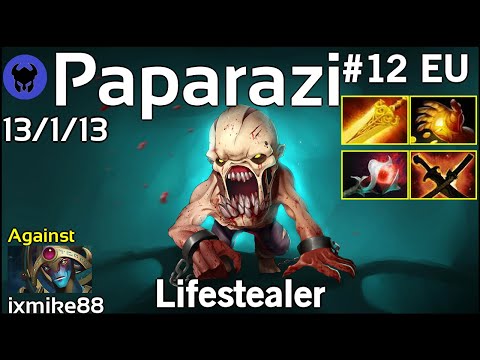 Paparazi plays Lifestealer!!! Dota 2 7.21