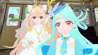 【MMD名探偵プリキュア】キュアエクレール&キュアアルカナでエアボするようです。with Axel F