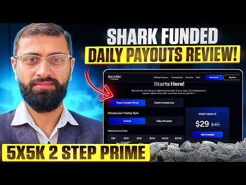 Shark Funded Prop Firm Honest Review 2025 | Real Rules, Payout & Scam or Legit? | 5x10k Giveaway