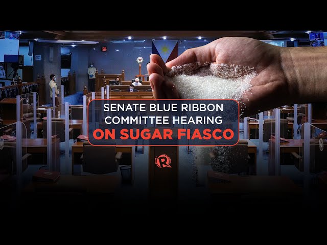 LIVESTREAM: Senate blue ribbon committee hearing on sugar fiasco