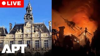 LIVE | Historic French City Hall Roof Collapses In Flames As Mass Protests Sweep France | APT
