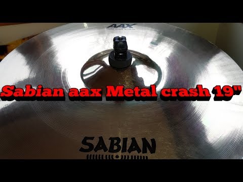 SABIAN AAX METAL CRASH 19"
