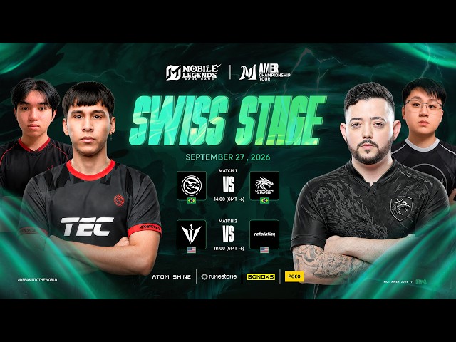 🔴 LIVE | MCT AMER Brazil - South & North | Swiss Stage - Day 9 [EN]