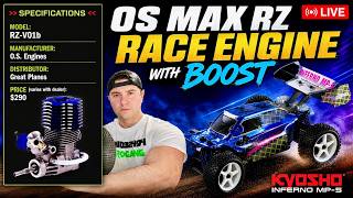 🛑OS MAX 21RZ-VO1 Engine with Boost Chamber LIVE with Hybrid32494 Fix Or Not?