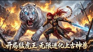 【FULL】開局猛虎王，無限進化上古神獸🔥穿成虎族唯一男性，卻因長得像貓被群嘲？覺醒無限進化系統後，我從弱小貓妖一路吞噬神獸血脈，逆襲成萬獸之王——從被排擠到逆襲，虎生開掛！#男頻 #逆襲 #動漫