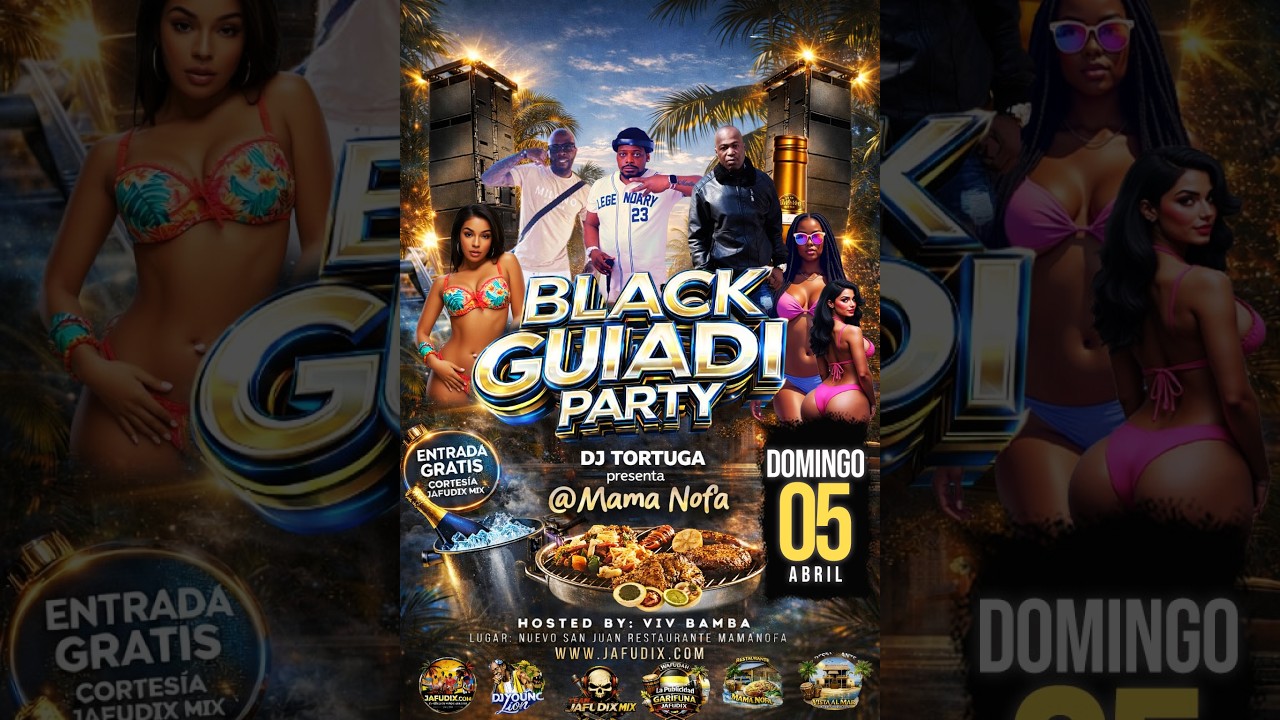 TJM X DJ TORTUGA X BLACK GUIADI PARTY